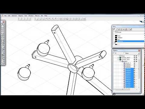 Arbortext IsoDraw Tutorial: Illustration of chair