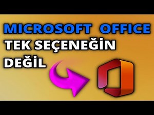 Microsoft Office'in Ücretsiz Alternatifi (Açık Kaynak Kodlu)👈👈