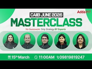 CAIIB June 2026 Strategy Webinar 🔥Start Your CAIIB Preparation with the Right Roadmap