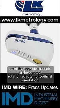 LK Metrology L100NX – Next Generation Blue Laser Scanner for High Precision CMM Inspection #shorts