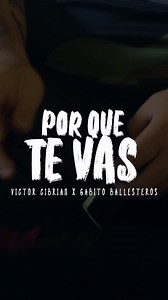 92K views · 4.1K reactions | POR QUÉ TE VAS - PROXIMO ESTRENO @victorcibrianofficial ❌ @gabitoballesteros 掠 ️ 5 ABRIL | SAVE THE DATE! SE ESCUCHARÁ EN TODAS LAS PLATAFORMAS DIGITALES ALGO FINO QUEDÓ | Rancho Humilde | Facebook