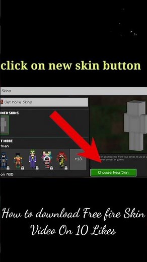 How To Put Skin In Minecraft Pocket Edition 1.19+ | #minecraft #shorts