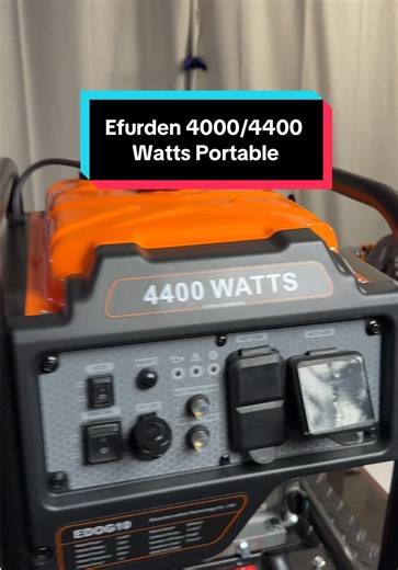 Efurden 4000/4400 Watts Portable Generator Review