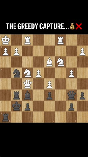 One Wrong Capture = INSTANT Checkmate! 💀♟️ #1413 #chess #rsrthekingmaker #chessgame