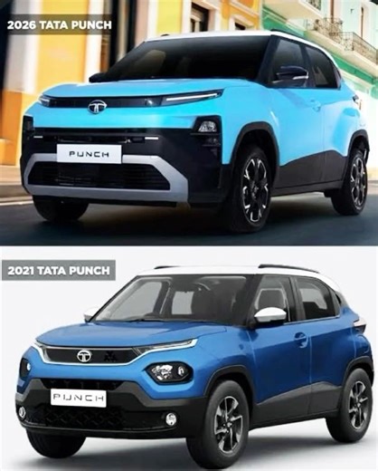 Tata punch 2021 vs 2026 #tata #tatapunch #viral #car