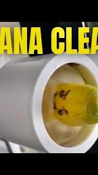 Banana CLEANER. How to clean your banana. Banna cleaner machine.