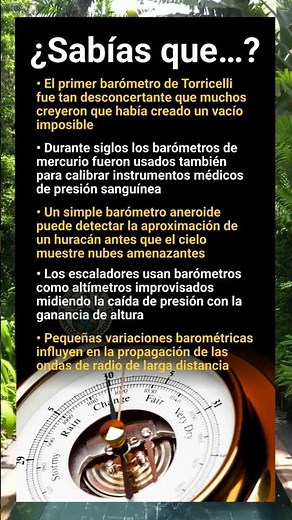 Curiosidades asombrosas sobre barómetros y su papel oculto en la ciencia