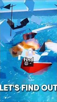 I Tried Destroying Ships with the Weakest Boat Ever! #roblox
