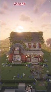 Serene Mangrove Farmhouse, easybuild. #cottagecore #easybuild #minecraft #aesthetic
