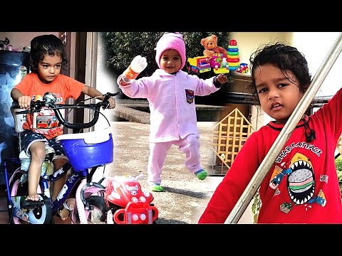 Surya Babu | Riding Cycle With Kids Toy Playing // Surya Cartoon Video