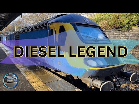 Class 43 HST diesel idling at Edinburgh Waverley | InterCity 125