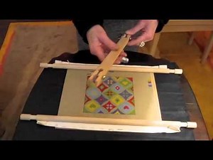 Comment attacher un canevas à une tapisserie