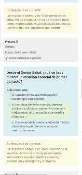 Curso virtual para la aplicación de la NOM-046-SSA2-2005 - Evaluación Módulo 2