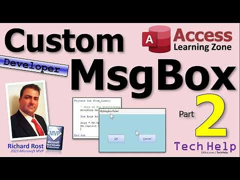 Create a Custom Dynamic MsgBox in Microsoft Access Using VBA. Part 2: OpenArgs