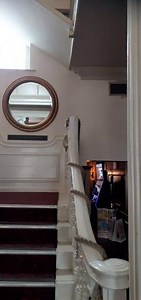 GRAND QUEEN ANNE STAIRCASE IN THE THREE TUNS THIRSK.