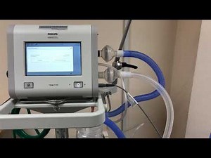 สาธิตการต่อ Patient Circuit แบบ dual limb สำหรับเครื่องช่วยหายใจ Trilogy EV300