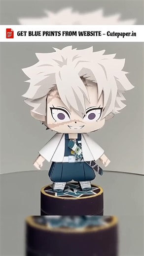 Chibi Sanemi Shinazugawa figure | Inspired from demon slayer | #kimetsunoyaiba #sanemi #nezukochan