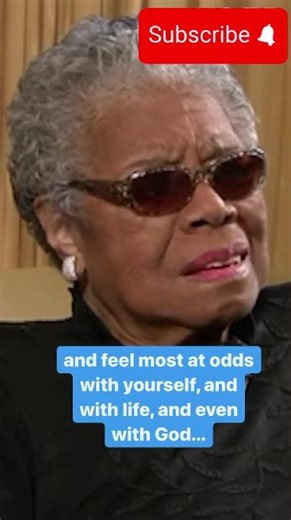 From our archives_ Maya Angelou shares a message on the strength of friendship.
