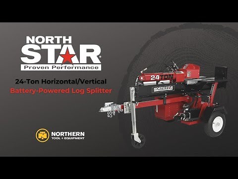 NorthStar 24-Ton Horizontal/Vertical Battery-Powered Log Splitter