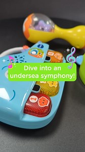 Ignite your mini musician with this cute whale piano, starfish maraca and peek-a-boo sea turtle tambourine! 🎶 🦐 🌊 🐠 🎶 | VTech Toys UK