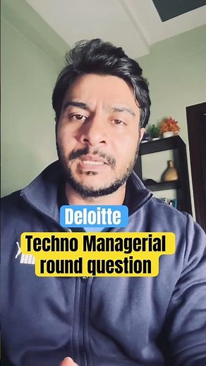 Deloitte : Techno Managerial round interview question || salesforce interview question #salesforce