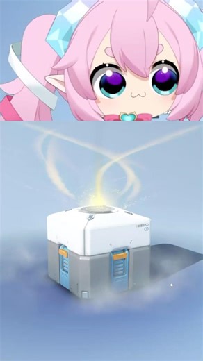 Chibi RAGES at her lootboxes...