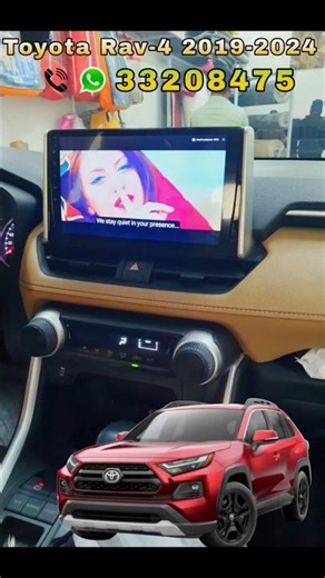Toyota RAV4 2019–2024 Android Screen | Apple CarPlay | Android Auto | Reverse Camera Installation