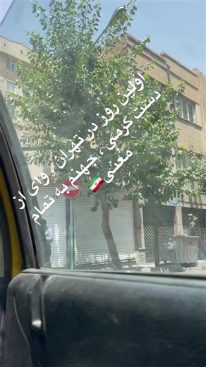 Exploring Tehran's Urban Beauty from a Car Window