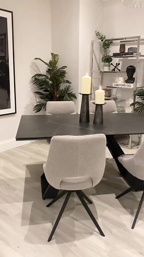 20% off selected dining tables✨Including our Icarus extending table 🤩This table has 40cm extensions at each end taking it from 160 to 240cm ✨ Perfect for when you have those extra guests! Order yours now at tideshomeandgarden.co.uk #dining #home #interiors | Tides Home & Garden