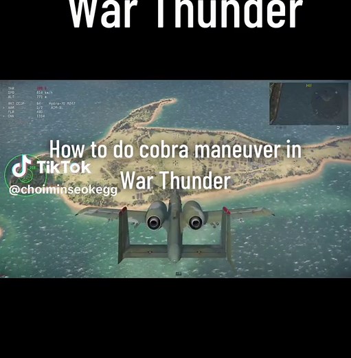 Mastering the Cobra Maneuver in War Thunder