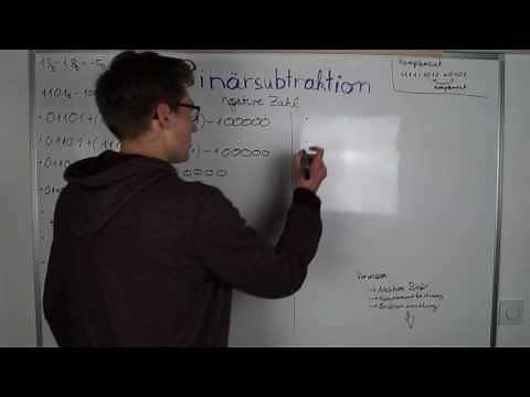 BINÄR SUBTRAKTION (Binary Subtraction) NEGATIVES ERGEBNIS | Digitaltechnik