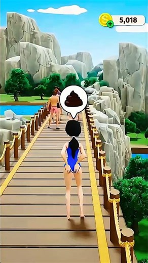 Bathroom Emergency Turns Into Water Slide Chaos 😂 #shorts