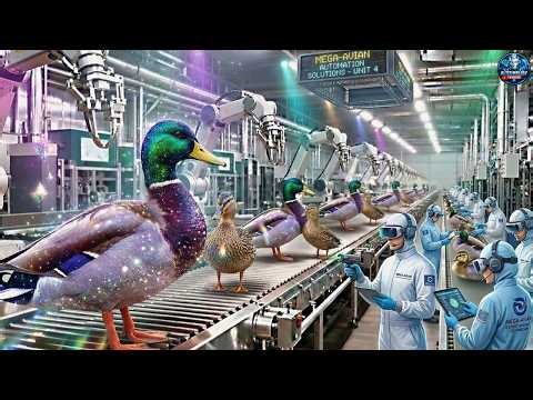 Massive Mallard Industrial Process: The World's Most Beautiful Feathers | AI Technology Exposed