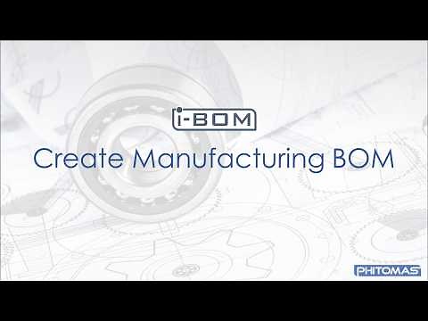 i-BOM | Create Manufacturing BOM