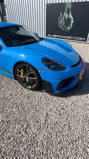 Alien Magic EGO #alienmagiccarcare #satisfyingvideo #pov #carwash #porschegt4 #blue #magic #detail