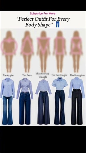 How to Choose the PERFECT Outfit for Your Body Shape 👗✨ #bodyshape #outfitideas #fashiontips