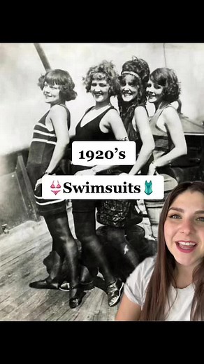 Swimsuit Season: 1920’s 🩱#greenscreen #fashionhistory #vintagefashion #swimsuitseason #summerfashion #20stylechallenge #20sstyle #20sfashion #1920s #1920sfashion #1920sstyle