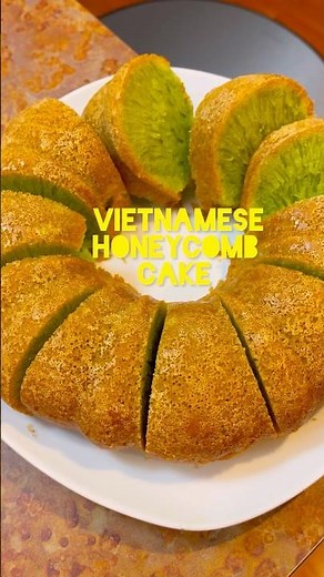 Vietnamese Honeycomb Cake So Deliciously Yummy | banh bo nuong
