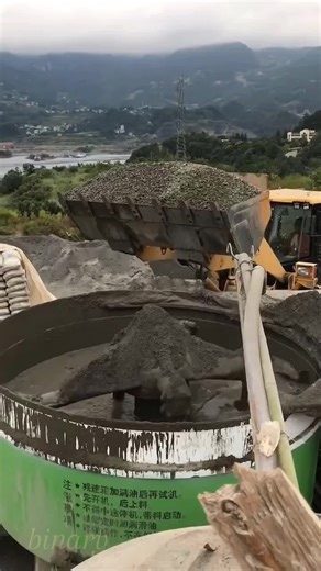 Concrete pan mixer #concretework #concretemixertruck #concretetruck #mixer #concretemixer