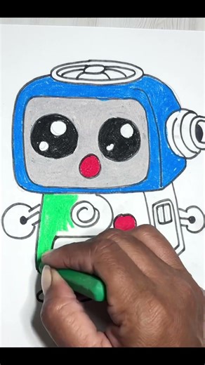 How to draw Robot - Paw Patrol #shorts #shortsfeed #pawpatrol #robot