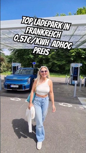 Top Ladepark in Frankreich an der Autobahn. #automobile #elektroauto