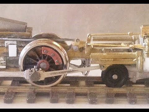 HOn3 4-4-0 Stephenson Valve Gear Test 2