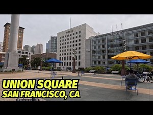 [4K] Walking Union Square, San Francisco – Exploring the City’s Iconic Heart!