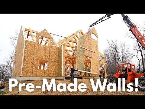 Installing SIP Walls on my Timber Frame House // Ep. 12