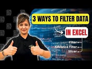 3 Smart Ways to Filter Data in Excel | Step-by-Step Tutorial
