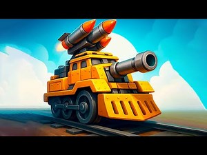 Train Attack : Merge War New Weapons Unlocked - All Level Gameplay #trainattack