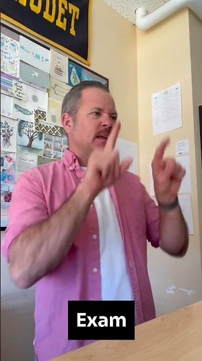 How to Sign "Exam" in ASL