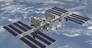 Tim Peake and Soyuz rocket blast off