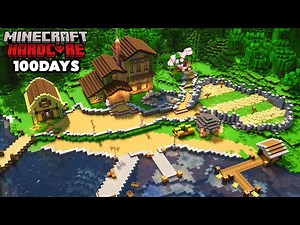 I Survived 100 Days in the Jungle in Hardcore Minecraft