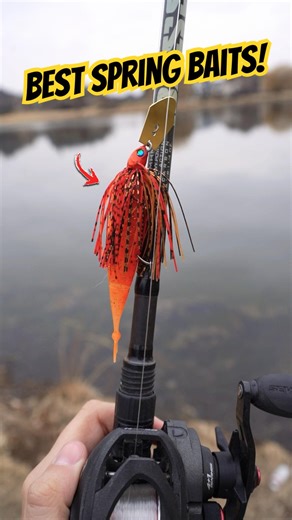 The 3 BEST Spring Bass Fishing Baits! 🔥🎣 #fishing